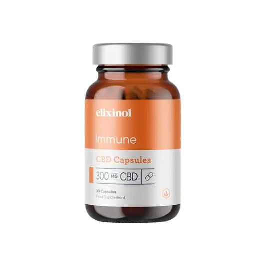 Elixinol 300mg CBD Immune Capsules - 30 Caps - CBD Products