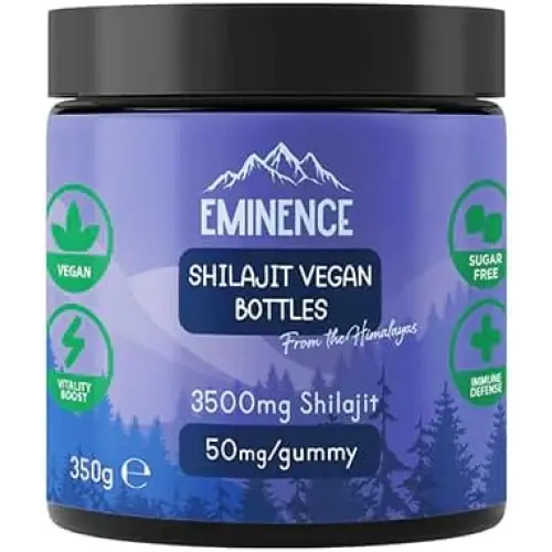 Eminence 7000mg Shilajit Vegan Gummies 350g - Bottles - Nootropics & Supplements