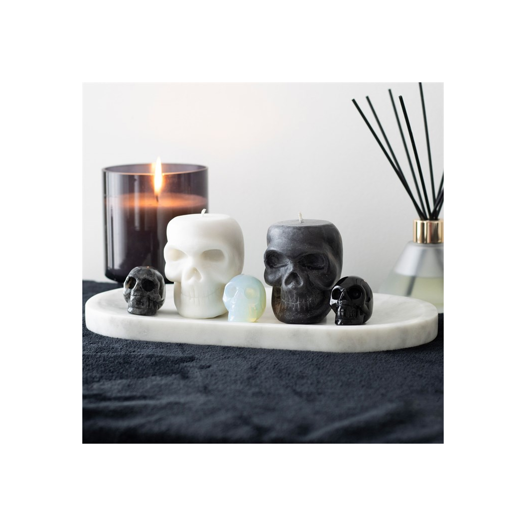 Black Obsidian Crystal Skull
