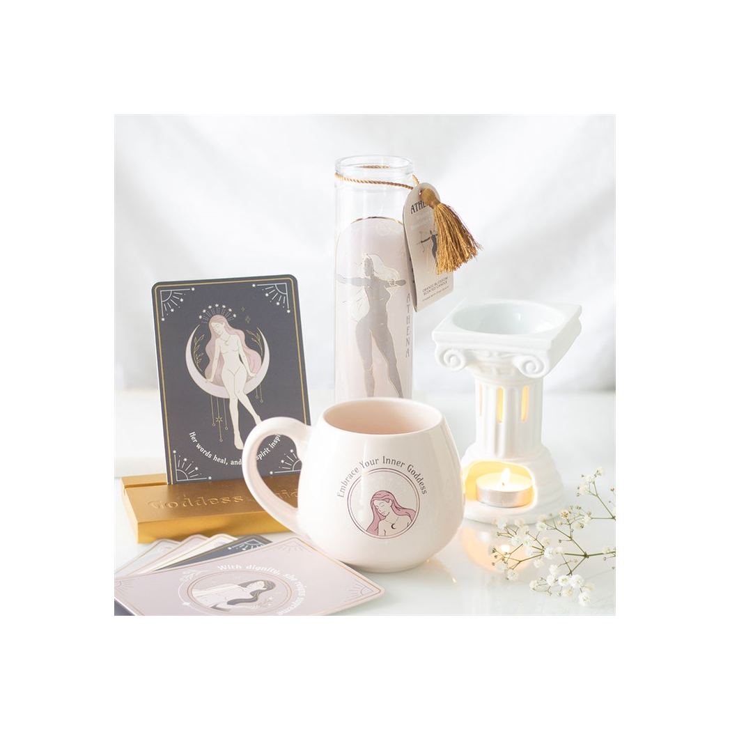 Goddess Energy Affirmation Cards with Wooden Stand