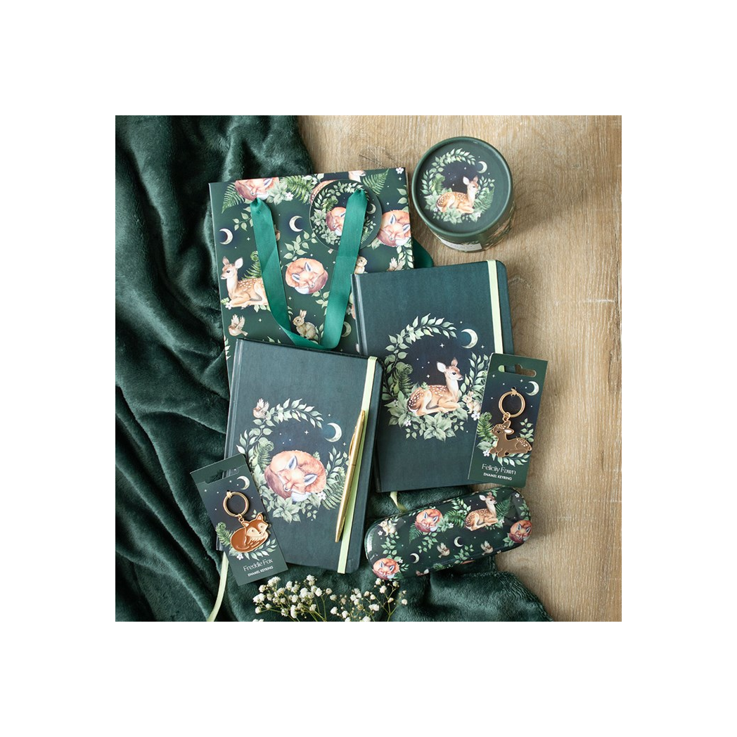 Fawn and Friends Forest Print Glasses Case