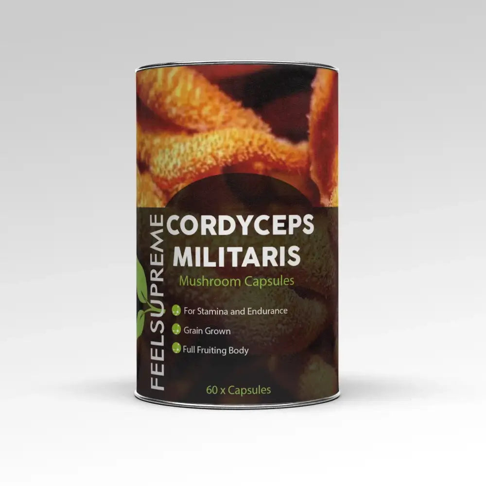 Feel Supreme 30000mg Cordyceps Militaris Capsules - 60 Caps - CBD Products