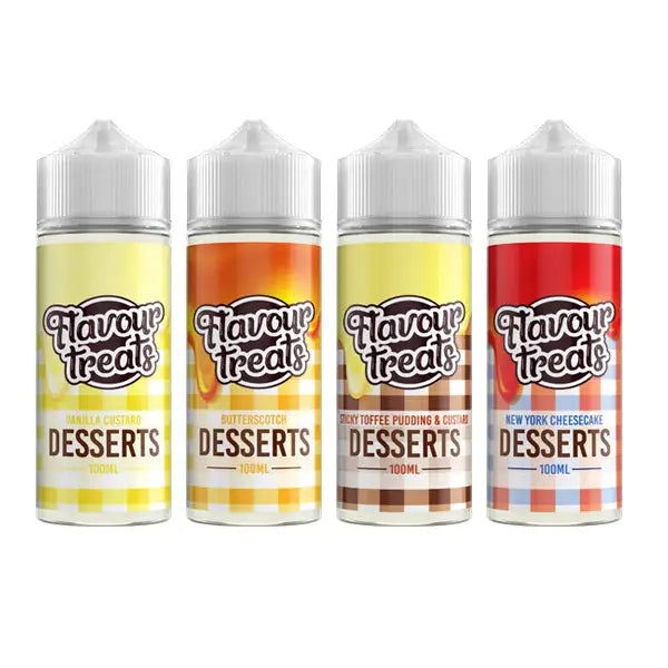 Flavour Treats Desserts by Ohm Boy 100ml Shortfill 0mg (70VG/30PG) - Vaping Products
