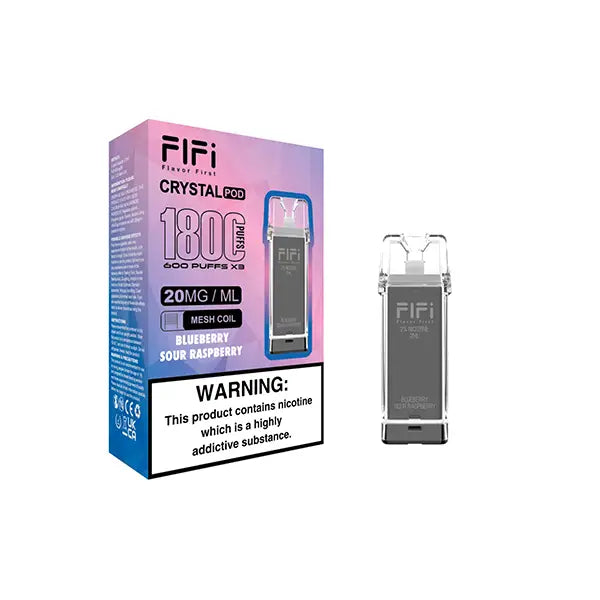 FLFI Crystal Replacement Pods 1800 Puffs 2ml - Vaping Products