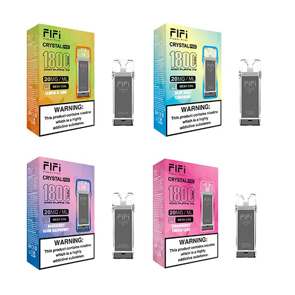 FLFI Crystal Replacement Pods 1800 Puffs 2ml - Vaping Products