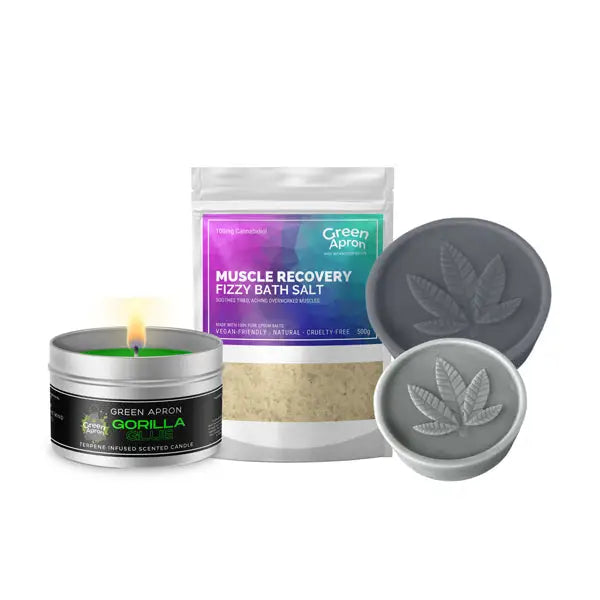 Green Apron Muscle Recovery Giftset - CBD Products