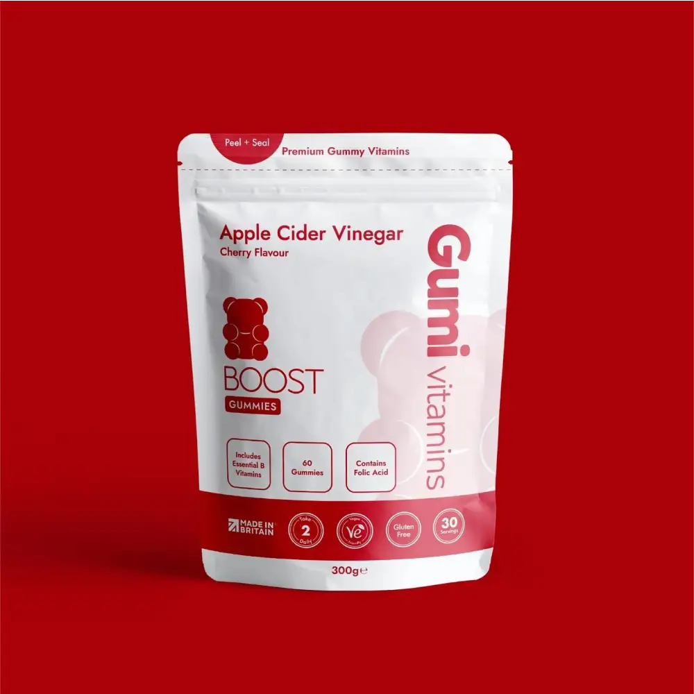 Gumi Vitamins Boost Apple Cider Vinegar Gummies - 60 Gummies - Nootropics & Supplements
