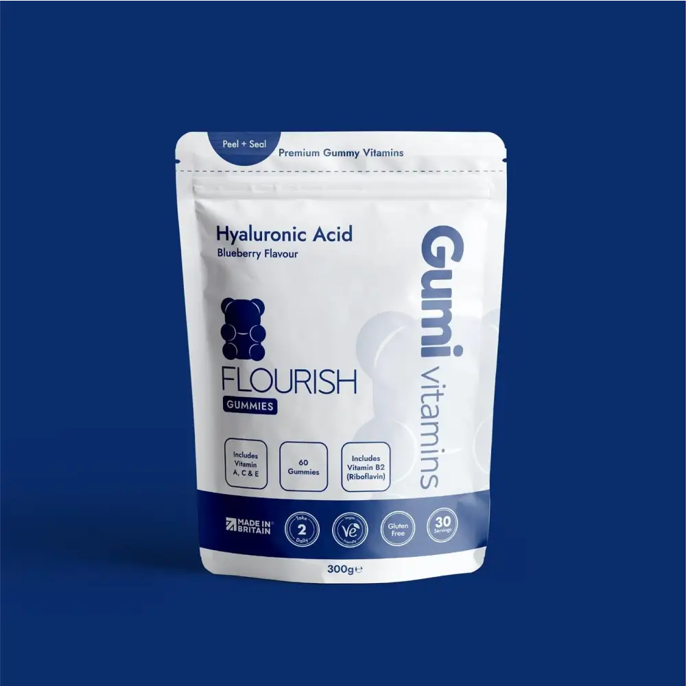 Gumi Vitamins Flourish Hyaluronic Acid Gummies - 60 Gummies - Nootropics & Supplements