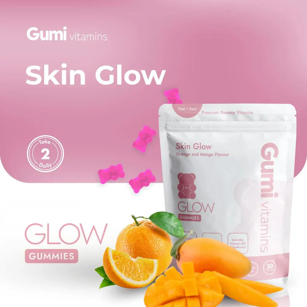 Gumi Vitamins Glow Skin Glow Gummies - 60 Gummies - Nootropics & Supplements