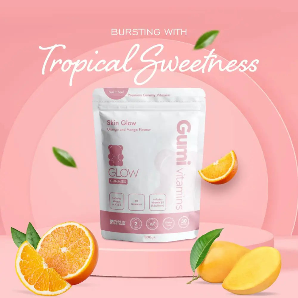 Gumi Vitamins Glow Skin Glow Gummies - 60 Gummies - Nootropics & Supplements
