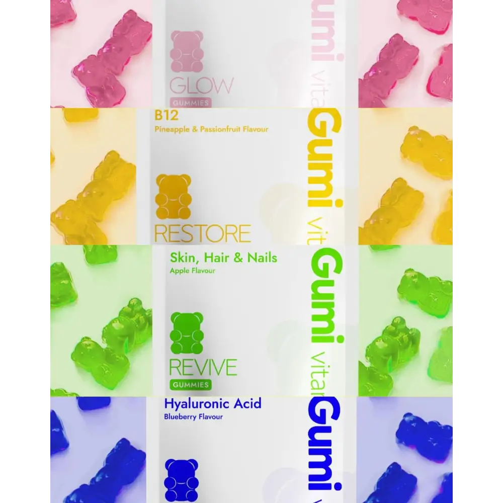 Gumi Vitamins Glow Skin Glow Gummies - 60 Gummies - Nootropics & Supplements