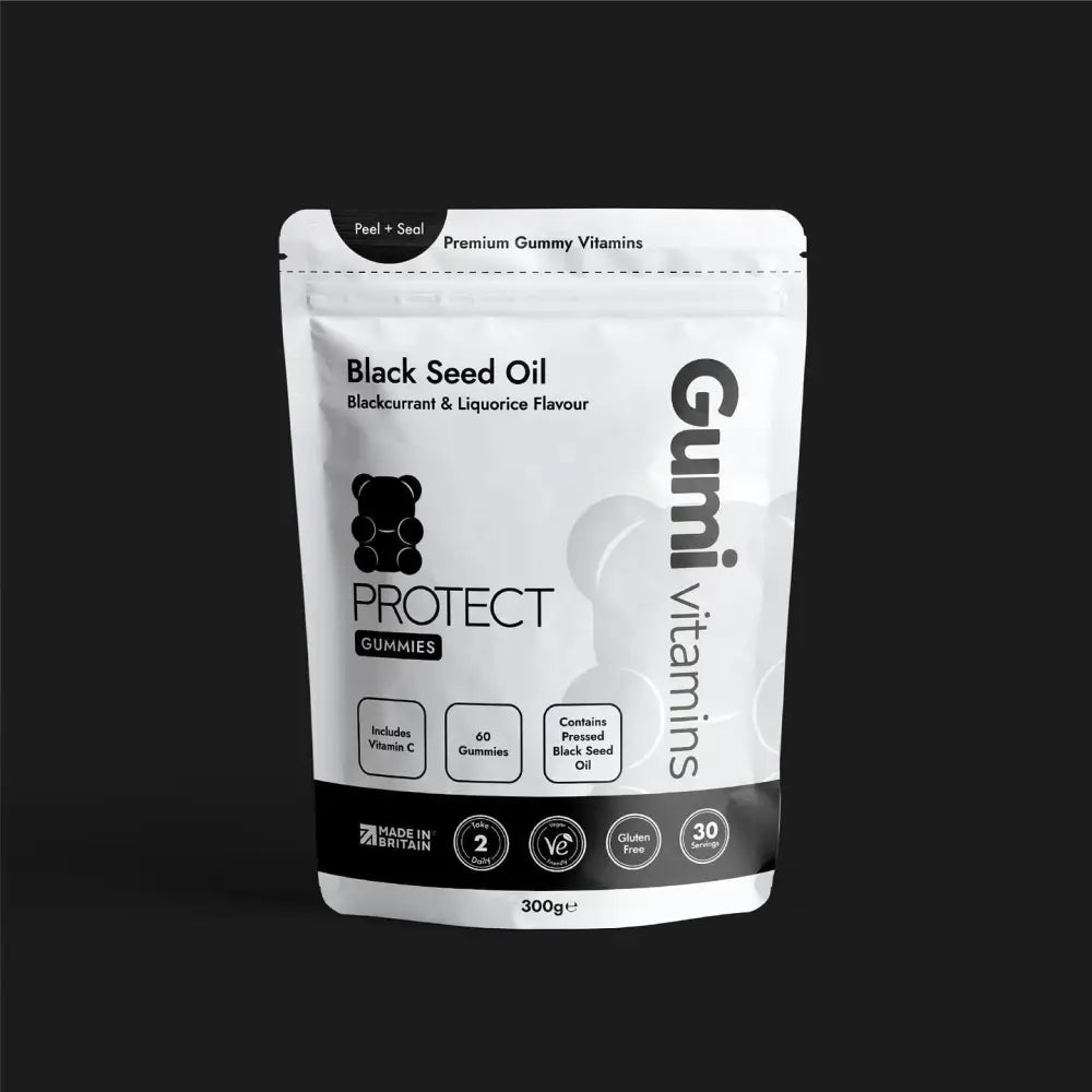 Gumi Vitamins Protect Black Seed Oil Gummies - 60 Gummies - Nootropics & Supplements