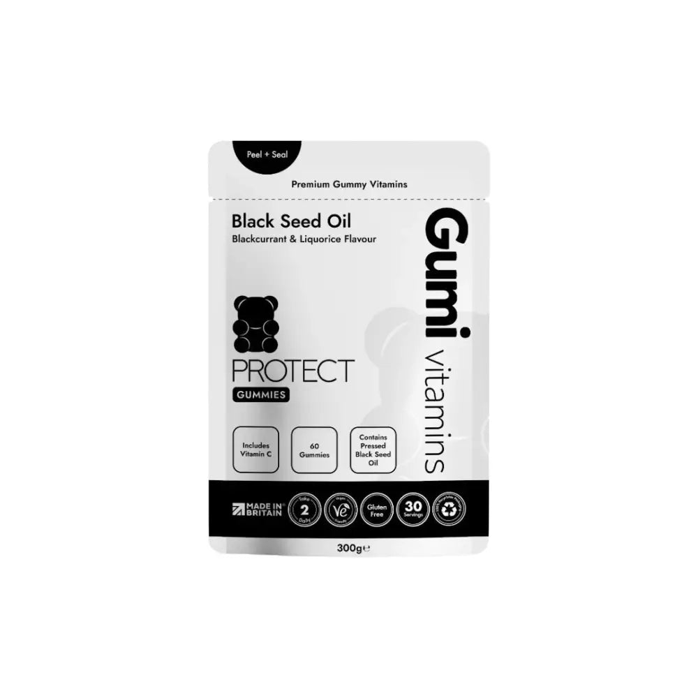 Gumi Vitamins Protect Black Seed Oil Gummies - 60 Gummies - Nootropics & Supplements