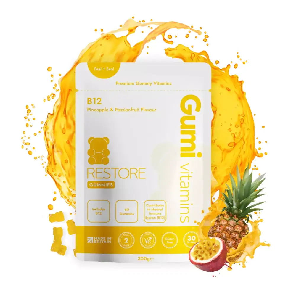 Gumi Vitamins Restore B12 Gummies - 60 Gummies - Nootropics & Supplements