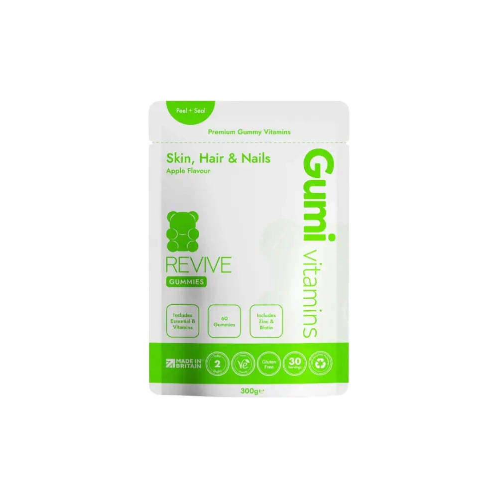 Gumi Vitamins Revive Skin Hair & Nails Gummies - 60 Gummies - Nootropics & Supplements