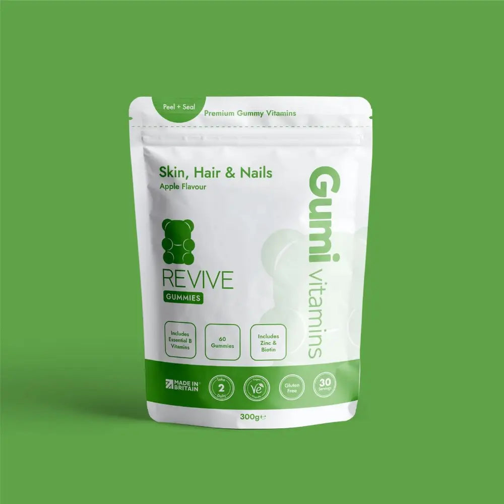 Gumi Vitamins Revive Skin Hair & Nails Gummies - 60 Gummies - Nootropics & Supplements
