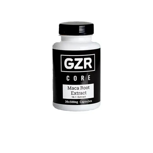 GZR 500mg Maca Root Capsules - 30 Capsules - Nootropics & Supplements