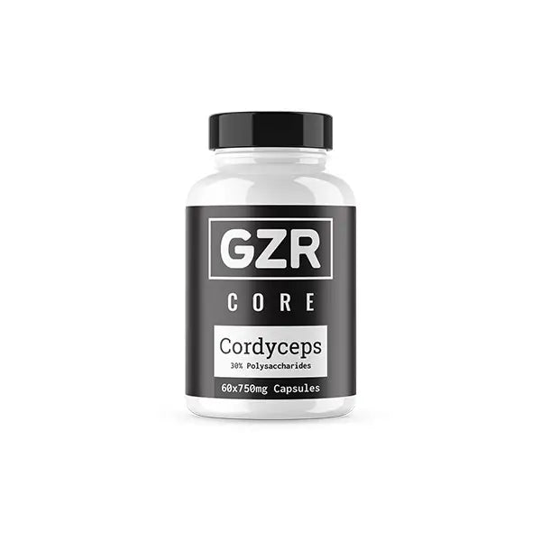 GZR 750mg Cordyceps Capsules - 60 Capsules - Nootropics & Supplements