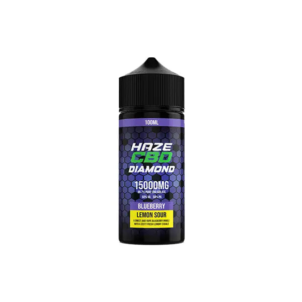 Haze CBD Diamond 15000mg CBD E-Liquid 100ml - CBD Products