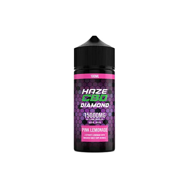 Haze CBD Diamond 15000mg CBD E-Liquid 100ml - CBD Products