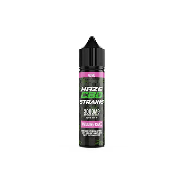 Haze CBD Strains 3000mg CBD E-Liquid 50ml Shortfill 0mg (50VG/50PG) - CBD Products