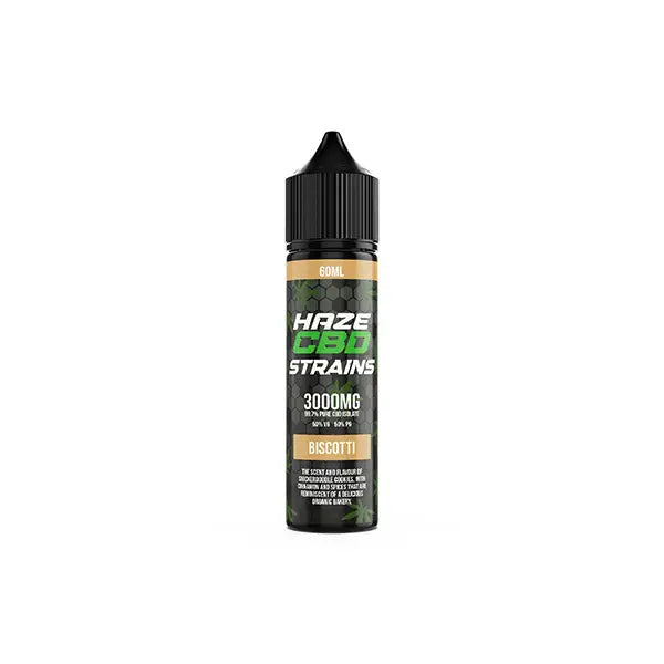 Haze CBD Strains 3000mg CBD E-Liquid 50ml Shortfill 0mg (50VG/50PG) - CBD Products