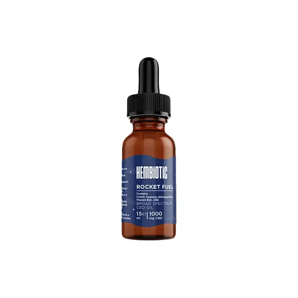 Hembiotic 1000mg Broad-Spectrum Functional CBD Oil - 15ml - CBD Products