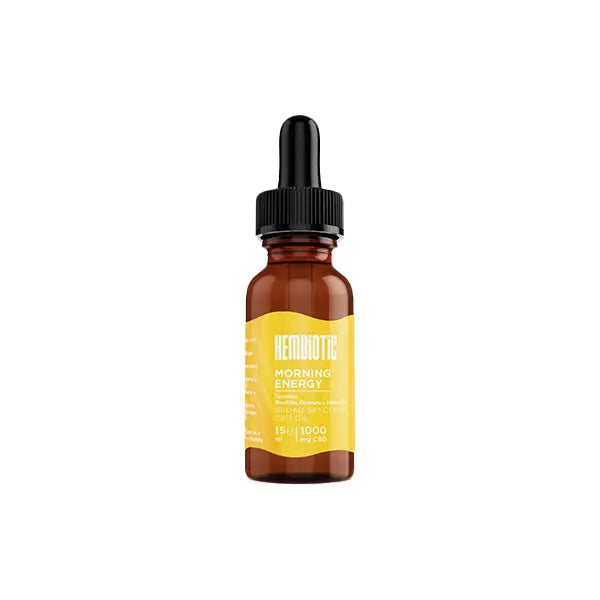 Hembiotic 1000mg Broad-Spectrum Functional CBD Oil - 15ml - CBD Products