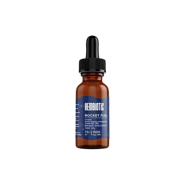 Hembiotic 1500mg Broad-Spectrum Functional CBD Oil - 15ml - CBD Products