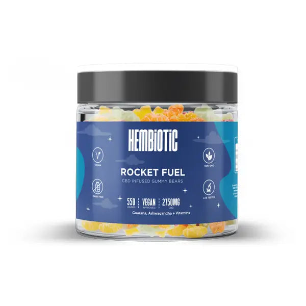 Hembiotic 2750mg Bulk Functional CBD Gummy Bears 550g CBD Products
