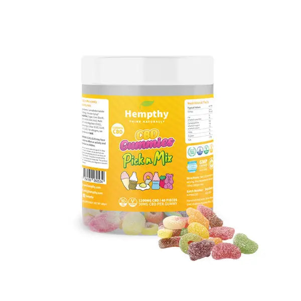 Hempthy 1200mg CBD Pick n Mix - 40 pieces - CBD Products