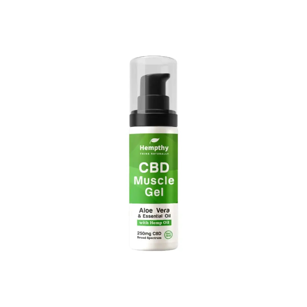 Hempthy 250mg Broad Spectrum CBD Muscle Gel - 50g - CBD Products