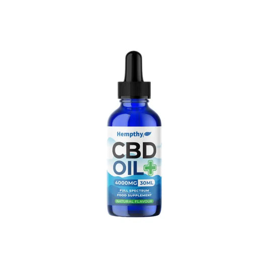 Hempthy 4000mg CBD Oil Full Spectrum Natural - 30ml - CBD Products