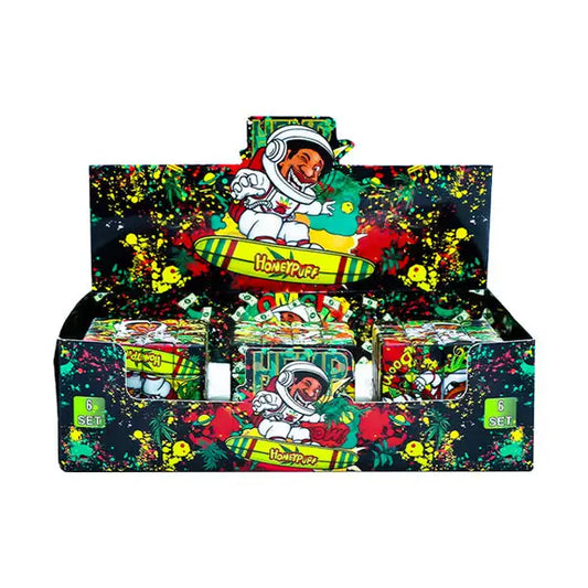 Honey Puff 60mm Plastic 4 Part Rubik Cube Grinder - MF501-HPHK - Smoking Products