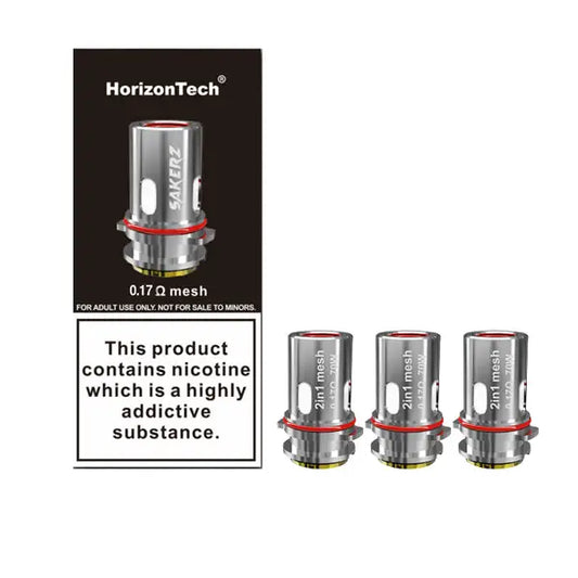 Horizon Tech Sakerz 2in1 Mesh Coils 0.17ohm - Vaping Products