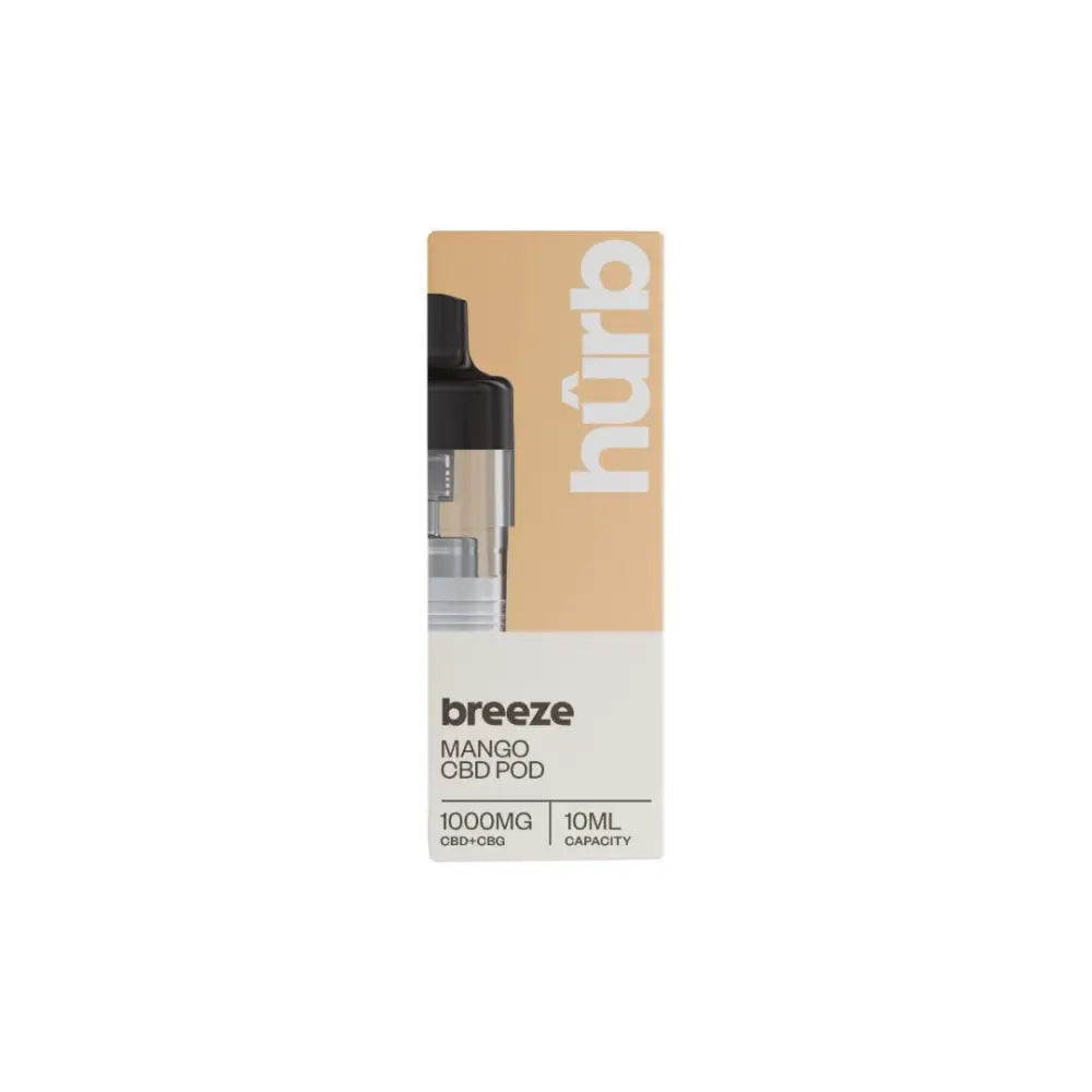 Hurb Breeze CBD 1000mg Pre filled Pod 10ml CBD Products