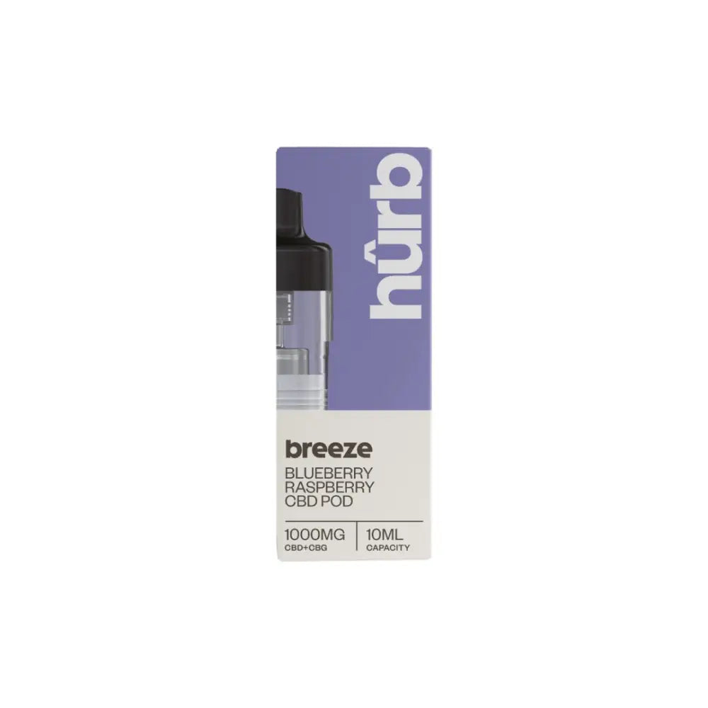 Hurb Breeze CBD 1000mg Pre-filled Pod 10ml - CBD Products