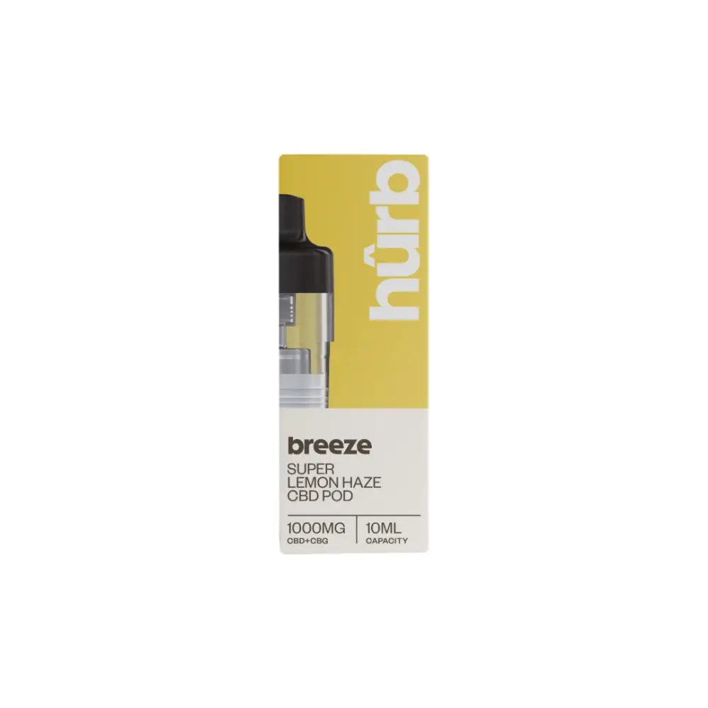 Hurb Breeze CBD 1000mg Pre-filled Pod 10ml - CBD Products