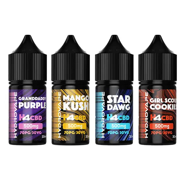 Hydrovape 500mg H4 CBD E-liquid 30ml (70VG/30PG) - CBD Products