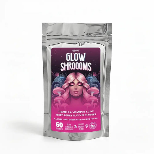 Innooova Glow Shrooms Gummies Full Pack - 60 Gummies - Nootropics & Supplements