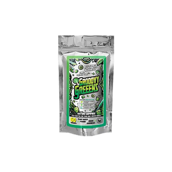 Innooova Grooovy Greeens Gummies Full Pack - 60 Gummies - Nootropics & Supplements
