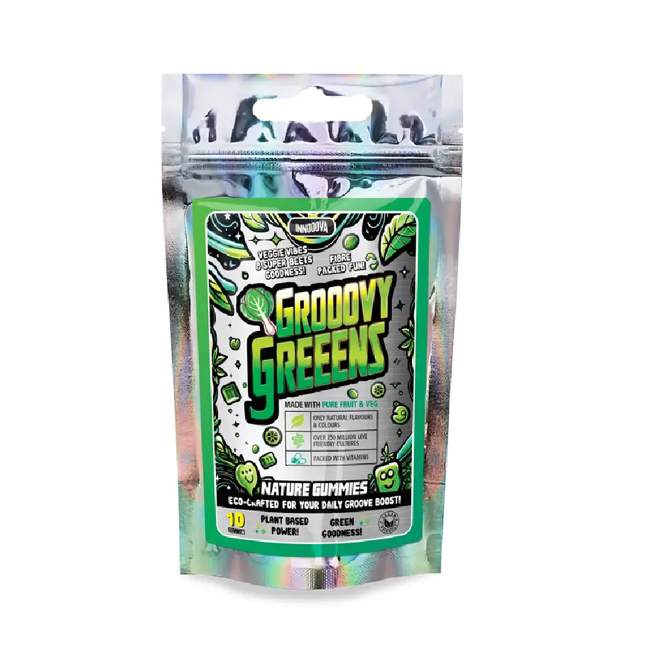 Innooova Grooovy Greeens Gummies Trial Pack - 10 Gummies - Nootropics & Supplements