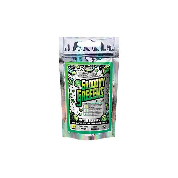 Innooova Grooovy Greeens Gummies Trial Pack - 10 Gummies - Nootropics & Supplements