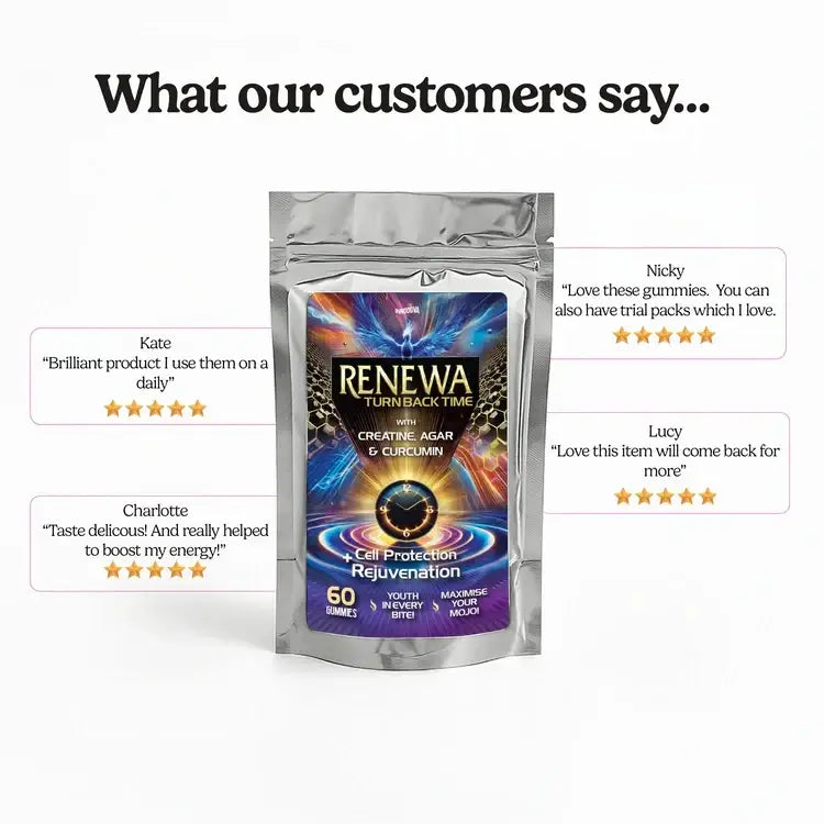 Innooova Renewa Gummies Full Pack - 60 Gummies - Nootropics & Supplements