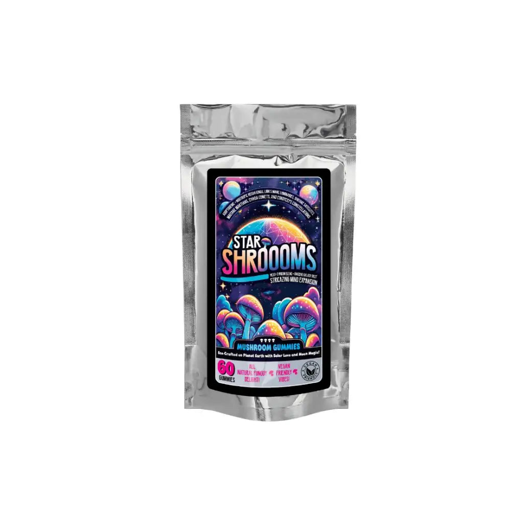 Innooova Starshroooms Nootropic + Adaptagenic Mushroom Gummies Full Pack - 60 Gummies - Fulfilment