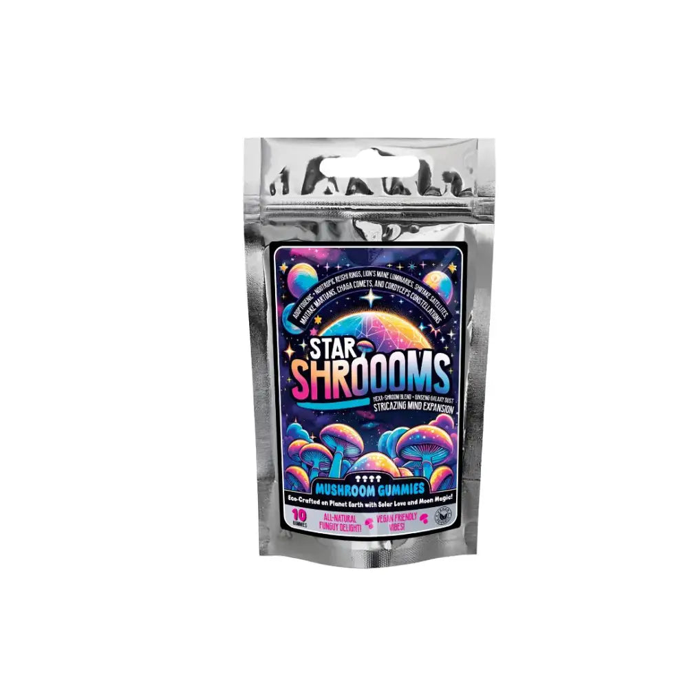 Innooova Starshroooms Nootropic + Adaptagenic Mushroom Gummies Full Pack - 10 Gummies - Fulfilment