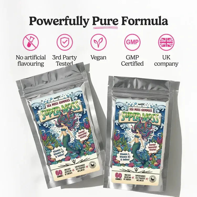 Innooova Supermoss Gummies Full Pack - 60 Gummies - Nootropics & Supplements