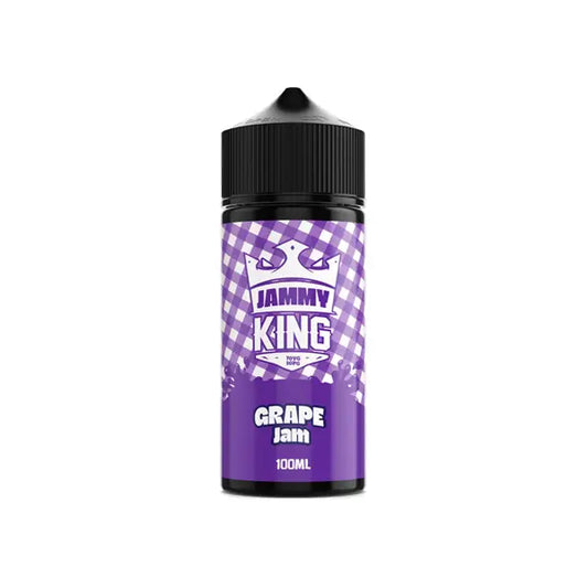 Jammy King 100ml Shortfill 0mg (70VG/30PG) - Grape Jam - Vaping Products