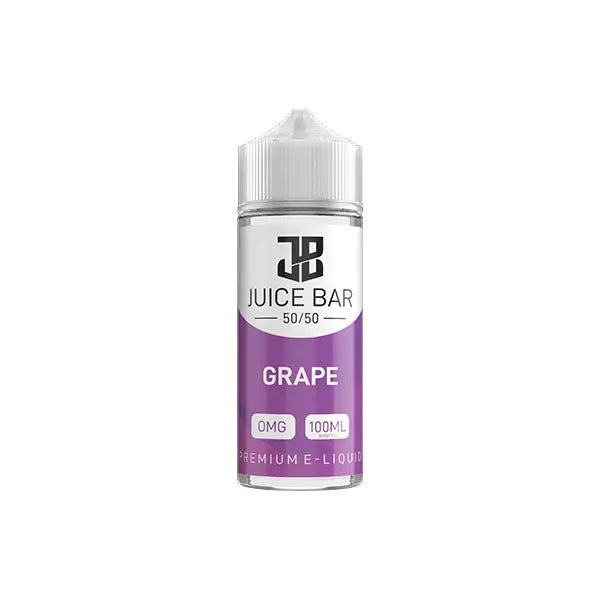 Juice Bar 100ml Shortfill 0mg (50VG/50PG) - Vaping Products