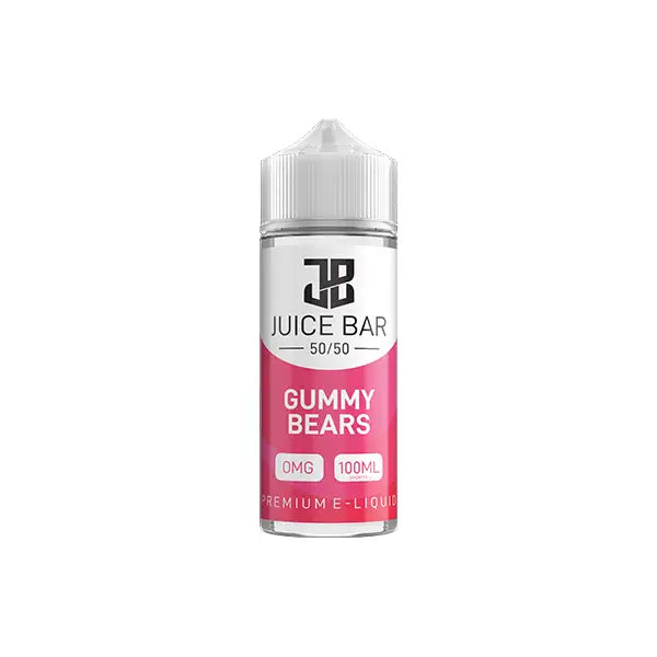 Juice Bar 100ml Shortfill 0mg (50VG/50PG) - Vaping Products